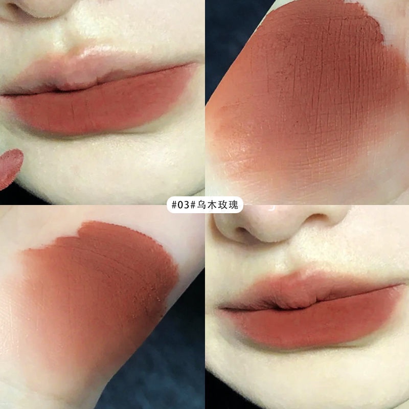 Son Môi Màu nude Không Dính Ly Không Phai Màu Sắc