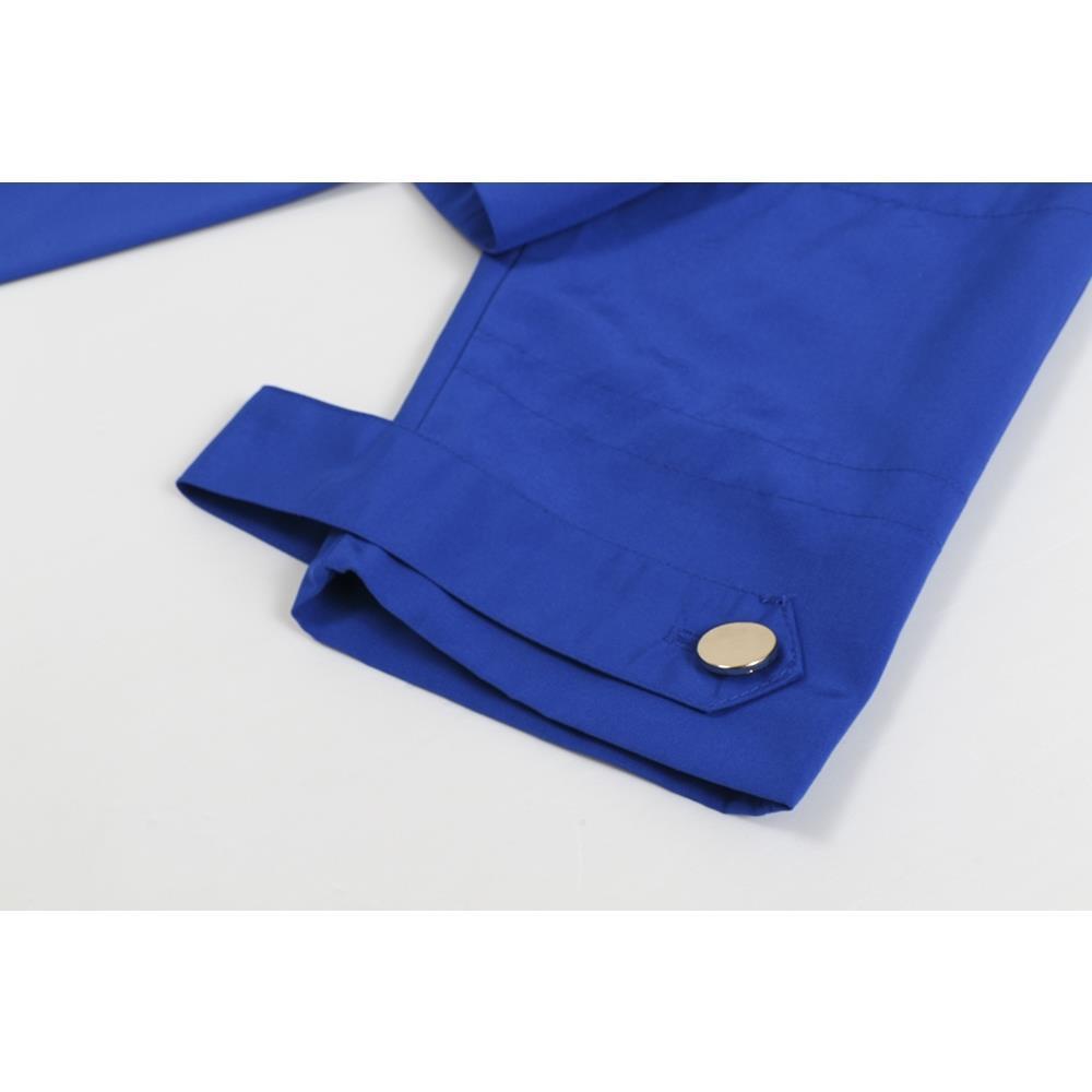 Áo Thun Thiết Kế Họa Tiết Chiên Klein Phong Cách Đường Phố Cá Tính|Áo Khoác Mùa Thu Trống Màu Xanh oXfn