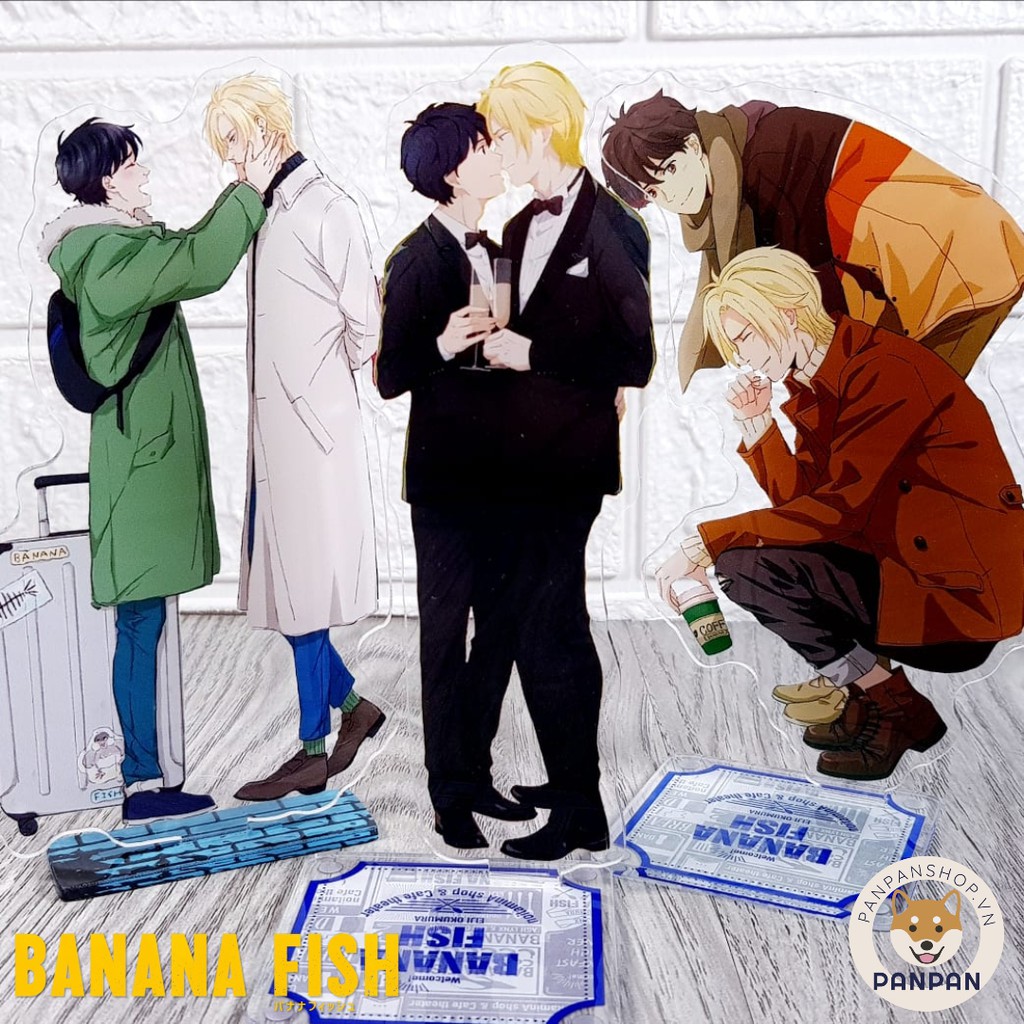 Mô Hình Standee acrylic Anime Banana Fish (15cm)