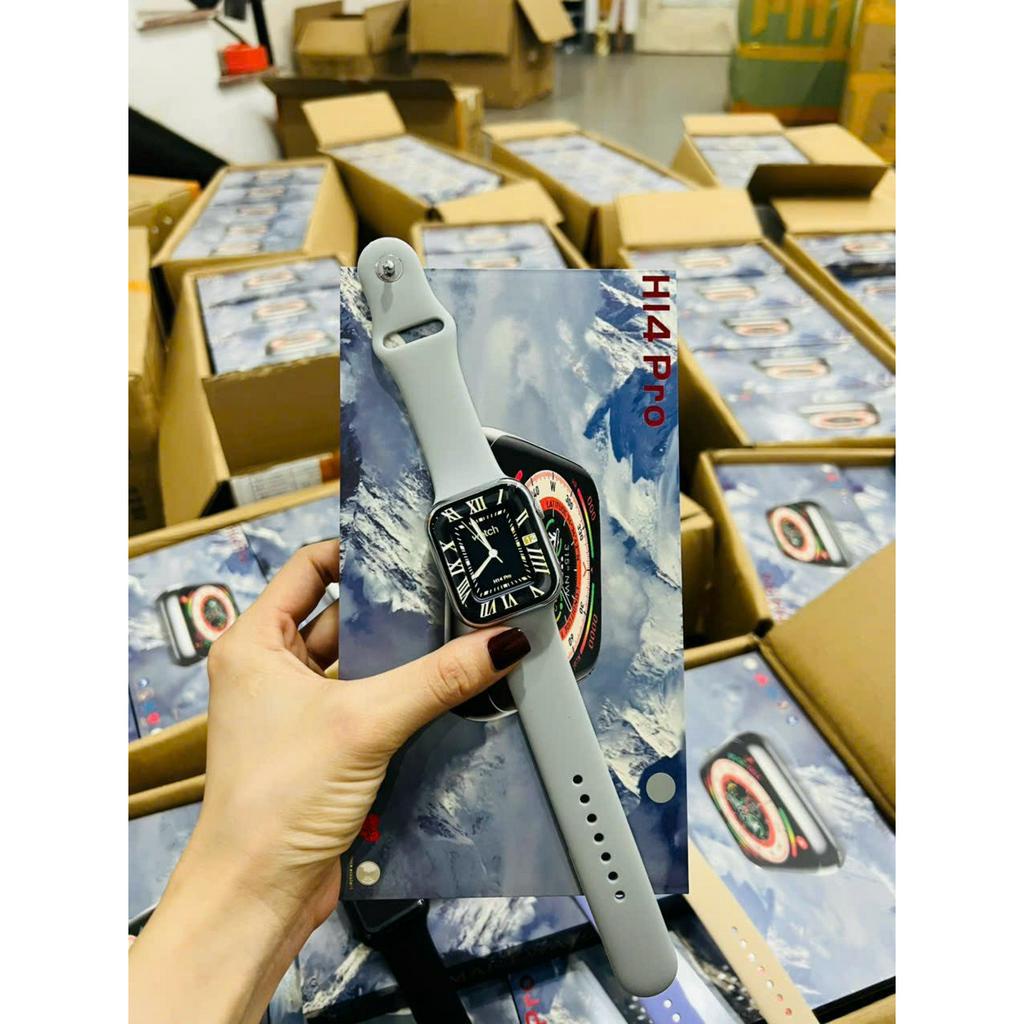 Đồng Hồ Thông Minh H14 PRO Màn Hình 1.91 Inch Viền Nhôm Thiết Kế Cực Đẹp. Đồng Hồ H14 Pro Độ Bền Cực Cao, Dễ Sử Dụng