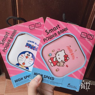 Sạc dự phòng Kute ( Hello Kitty , Doremon , Con Cún )