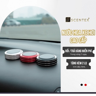 nước hoa xe ô tô cao cấp Scentex, khử mùi nội thất ô tô, chống say xe, thoải mái tinh thần, nước hoa oto đặt taplo