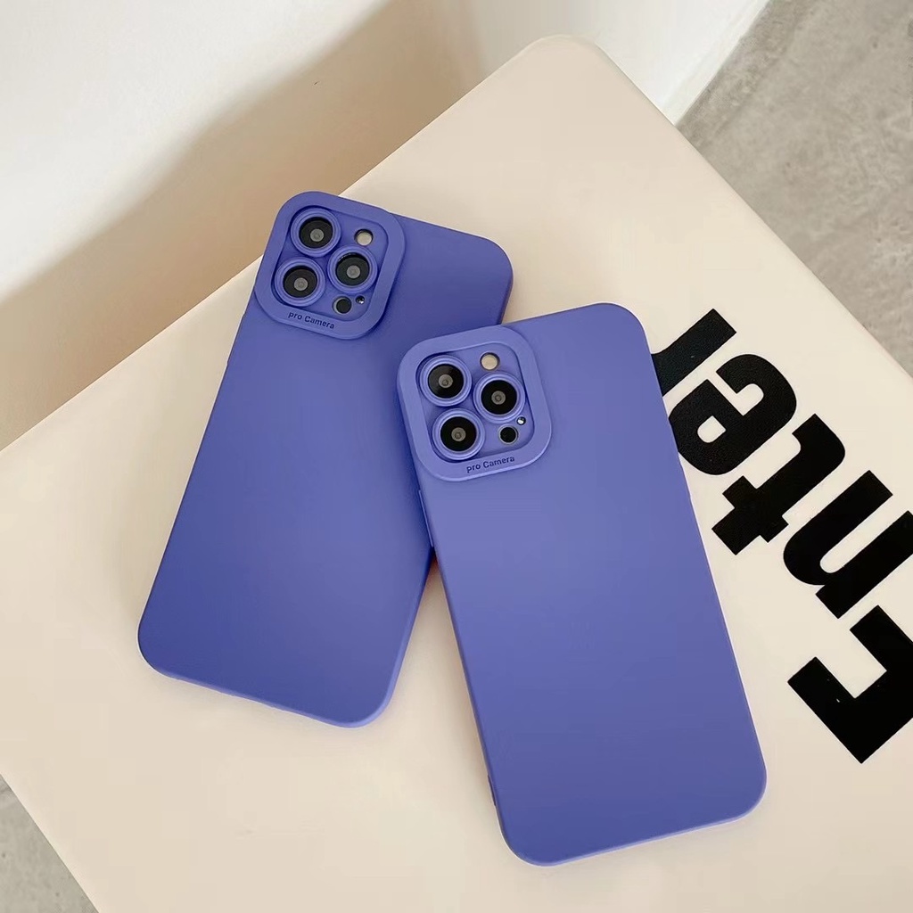 Ốp Điện Thoại tpu Màu Tím Taro Cho iphone 13 pro max ins12 pro max x/xs max11 pro max xsmax 7plus