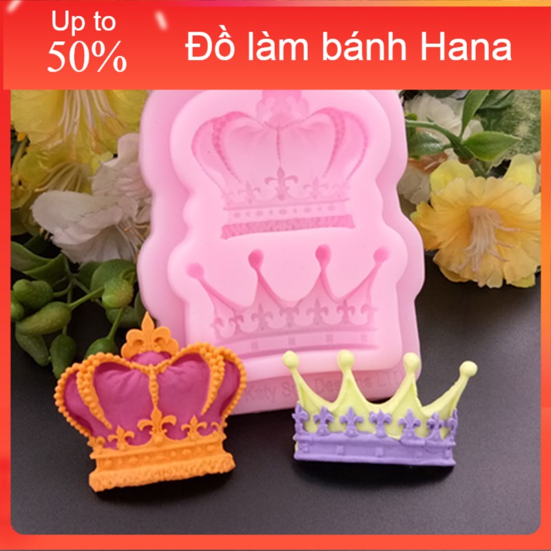 Khuôn rau câu silicon 4D Vương Miện Mã VM10KY7