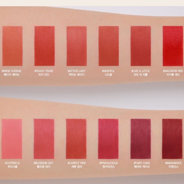 [CHÍNH HÃNG 100%] SON KEM LÌ 3CE CLOUD LIP TINT | Thế Giới Skin Care