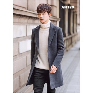 Áo khoác dạ nam thời trang