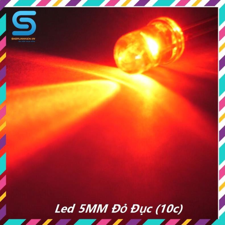 Led 5MM Đỏ Đục (10c)