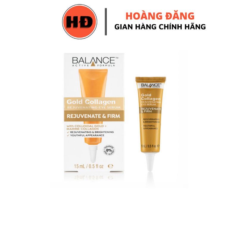 Serum Tái Tạo Và Dưỡng Da Mắt Balance Active Formula Gold  colagen