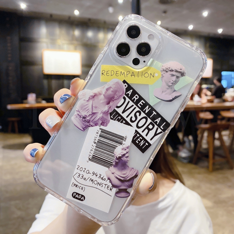 Samsung Galaxy S20 FE S10 Note 10 Lite A30S A30 A20 A10 A7 2018 Phone Case Fashion kaws Cartoon Soft TPU Slim air Transparent Clear ni ke Back Cover