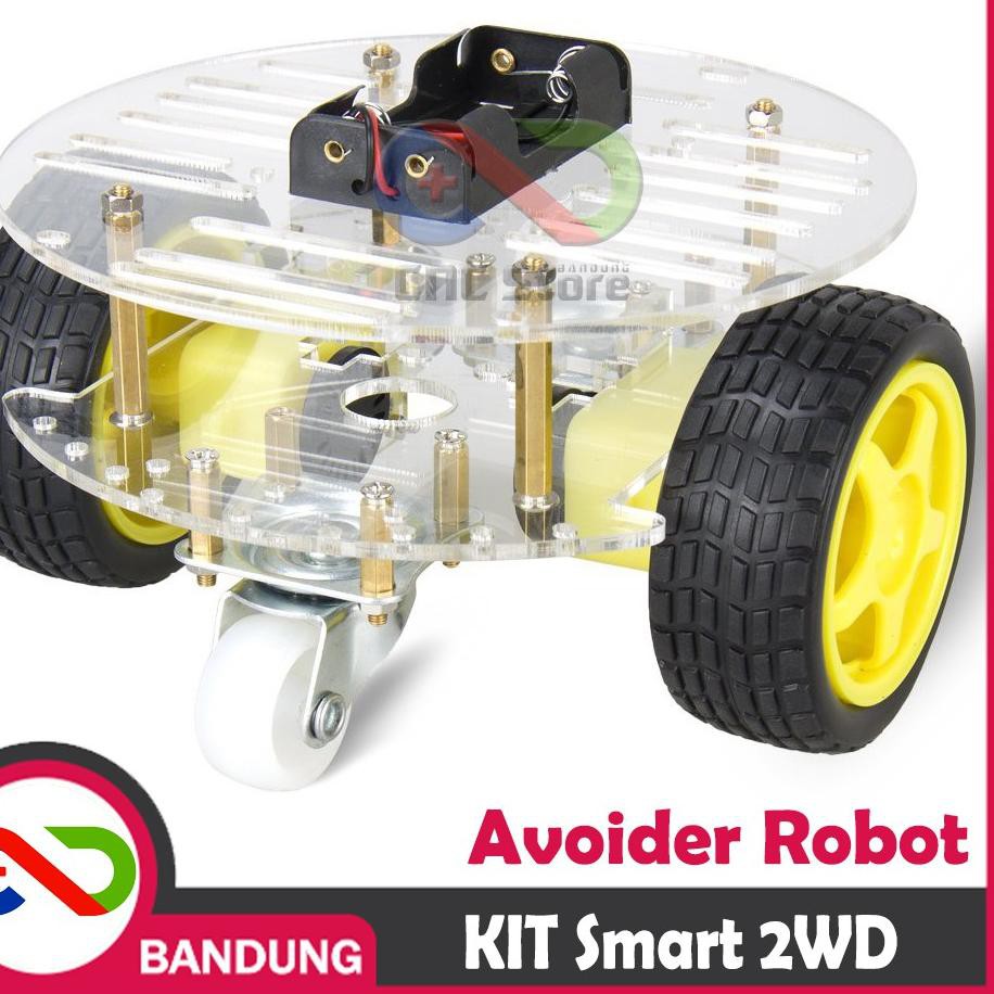 Bộ Khung Gầm Thông Minh Cho Xe Hơi Yz2wd Sumo Robot Obstacle Avoidance