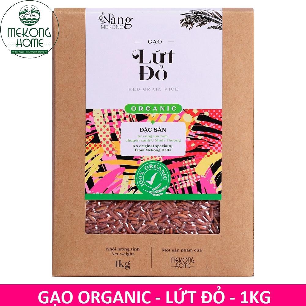 Gạo Hữu Cơ - Gạo LỨT ĐỎ 1kg - Nàng MEKONG - 100% Organic - MEKONG HOME | BigBuy360 - bigbuy360.vn