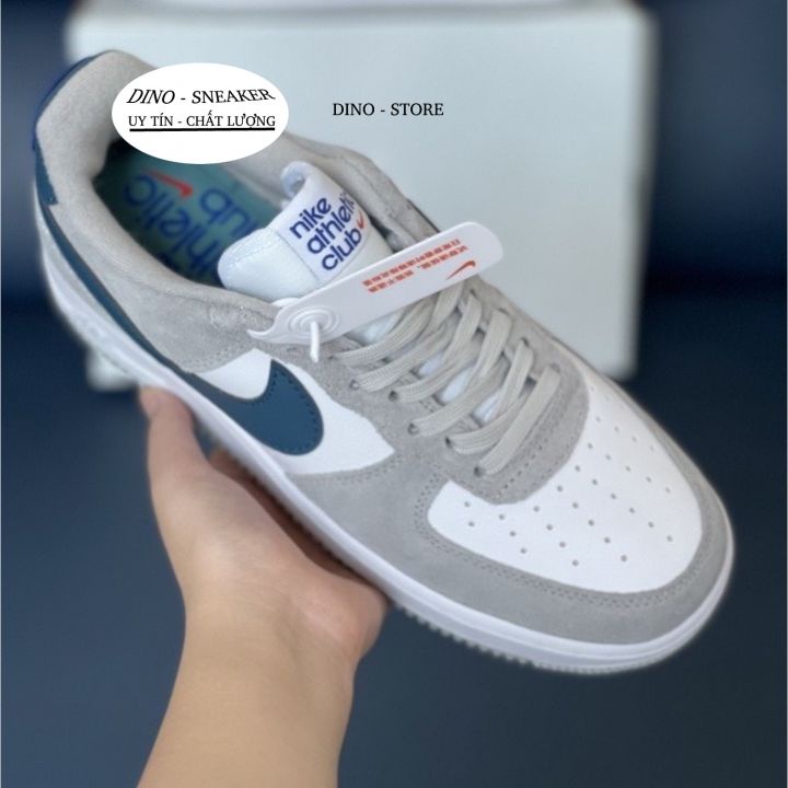 Giày thể thao nam nữ Af1 Vệt xám màu mới 2022, sneaker air force 1 doraemon bản xịn, tặng box bảo vệ/DINO