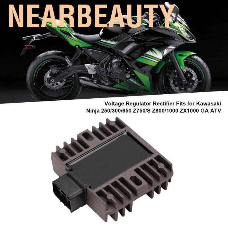 Nearbeauty Aramox Regulator Rectifier  Voltage Fits for Kawasaki Ninja 250/300/650 Z750/S Z800/1000