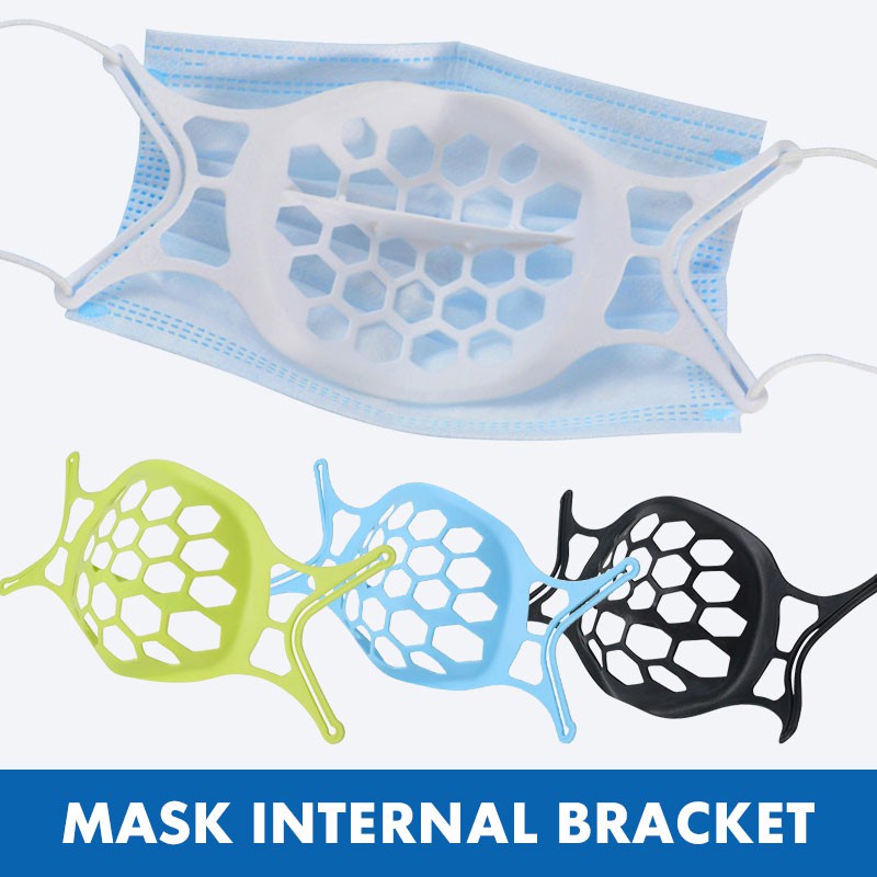 [Giao Hàng Nhanh] Giá Đỡ Khẩu Trang 3D Hỗ Trợ Thoáng Khí Bằng Silicon