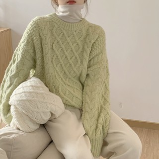 Áo len vặn thừng - áo len nữ