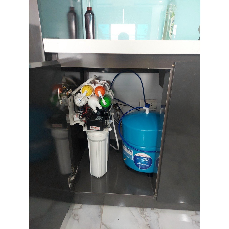 Máy lọc nước RO lắp gầm SUNHOUSE 10 lõi, 9 lõi, 8 lõi -Bảo hành chính hãng toàn quốc
