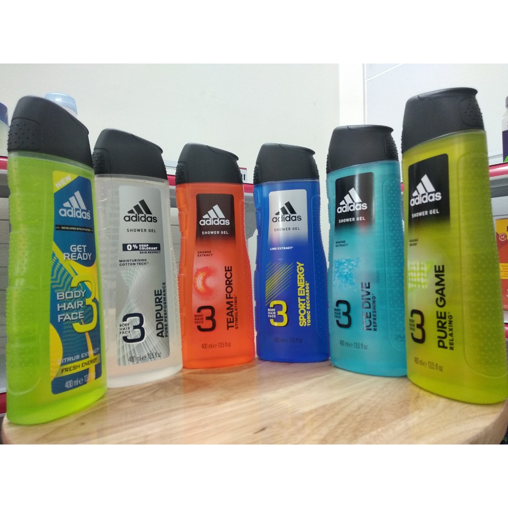 Sữa tắm gội 3in1 Adidas 400ml
