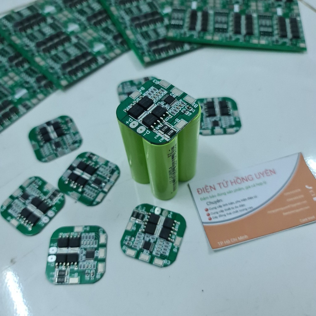 Mạch 4s 20A (Mẫu vip có IC bảo vệ). Mạch bảo vệ sạc xả pin Lithium 4S-16.8V-20A. Chuyên dùng đóng pin máy khoan, bắt vít