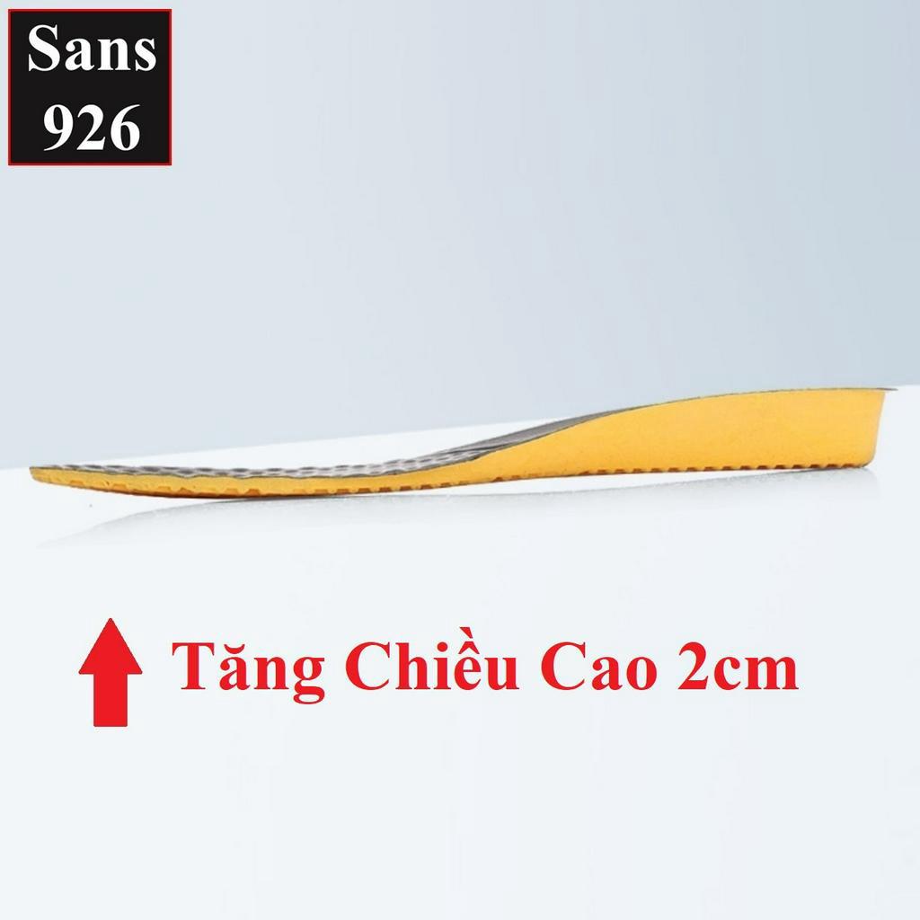 Lót giày tăng chiều cao Sans926 miếng nâng độn đế giầy hack 4cm 3cm 2cm cao su nam nữ Sans Shop