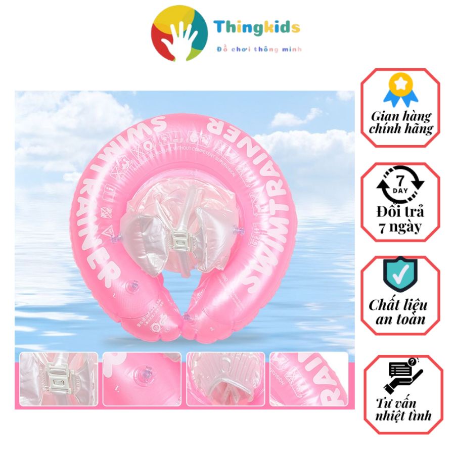 Phao tập bơi có đai an toàn cho bé- Thingkids