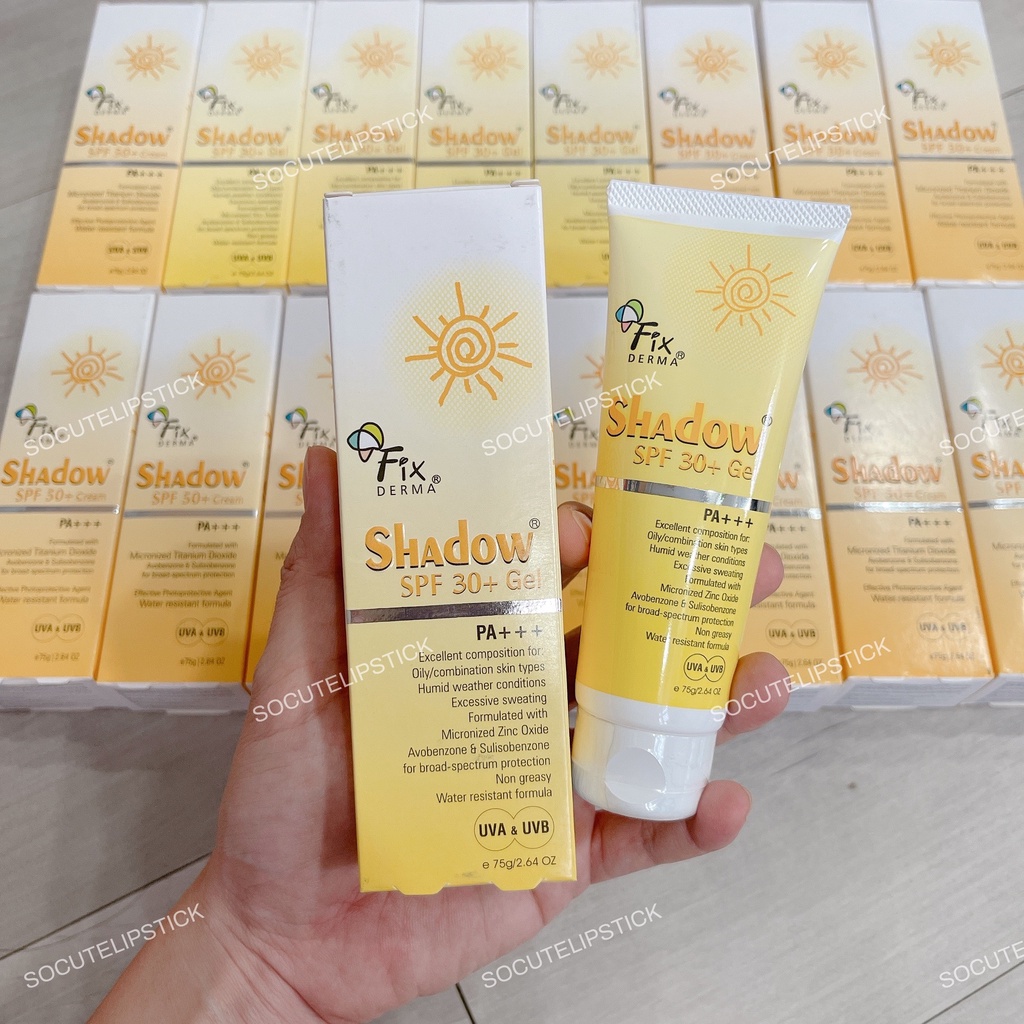 Kem chống nắng Fixderma Shadow Cream SPF 50+, Gel SPF30+