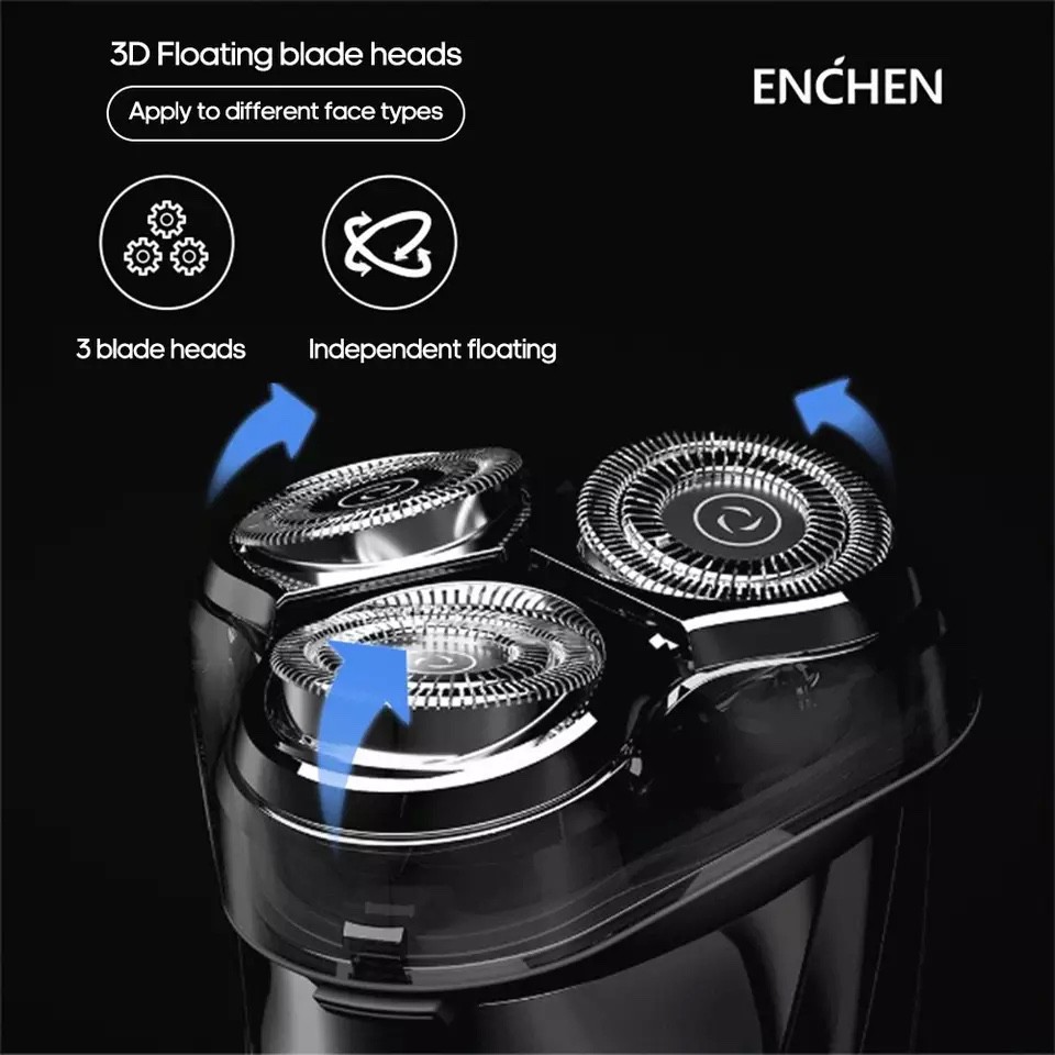 [RẺ NHẤT]Máy cạo râu điện XIAOMI ENCHEN BLACKSTONE 3 PRO kháng nước IPX7 pin 3 tháng chính hãng