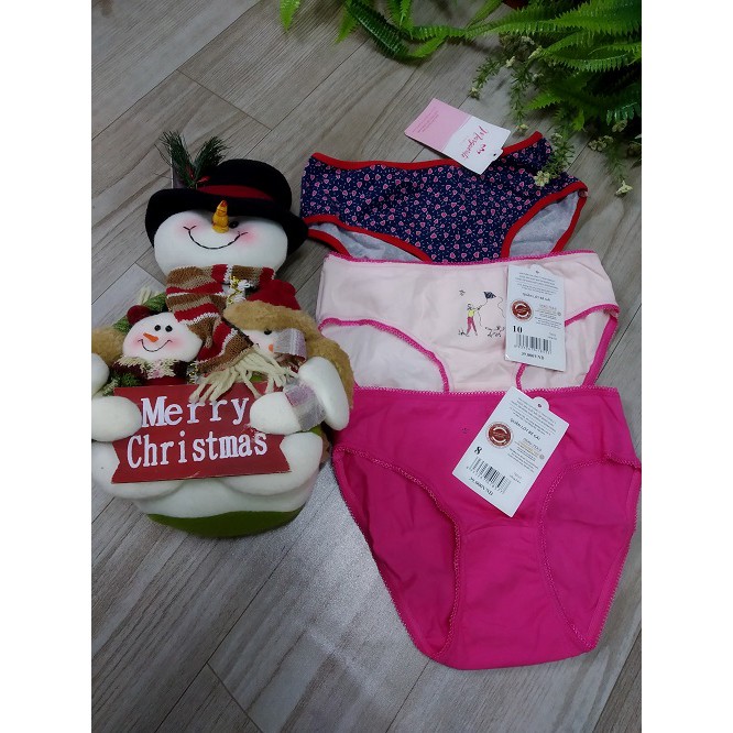 Set 6 chiếc quần lót cotton bé gái Marguerite cao cấp - Giao màu ngẫu nhiên