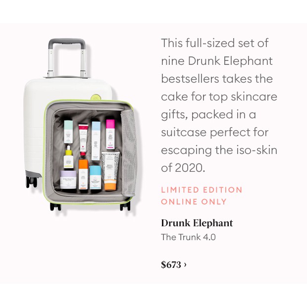 [BILL-TÁCH SET ] SET DƯỠNG FULLSIZE 11 MÓN DRUNK ELEPHANT THE TRUNK 4.0 LIMITED EDITION 2020