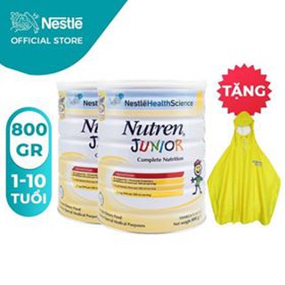 Bộ 2 lon sữa bột nestle nutren junior 800g/lon