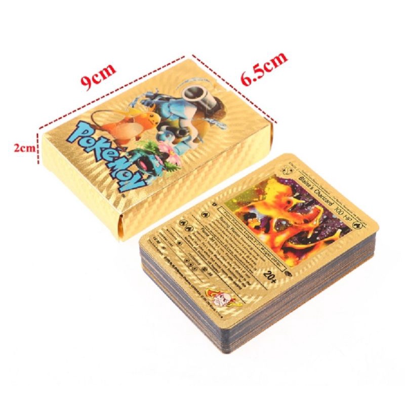 Bộ 54 thẻ bài Pokemon nhựa dẻo