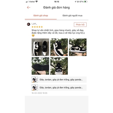 HoPi | Giày sneaker Jordan 1 low. màu đen trắng da lộn full box bill.