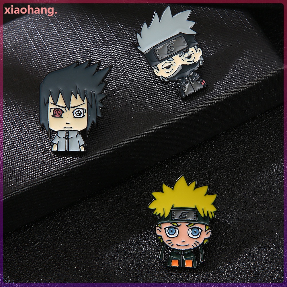 Huy Hiệu Cài Áo Hình Nhân Vật Anime NARUTO