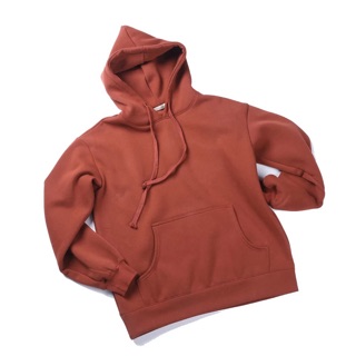 Áo nỉ hoodie cam đất [ Hàng order 7-10 ngày ]