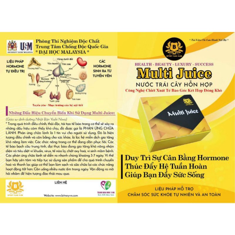 Multi Juice Nước Ép trái cây hỗn hợp Malaysia