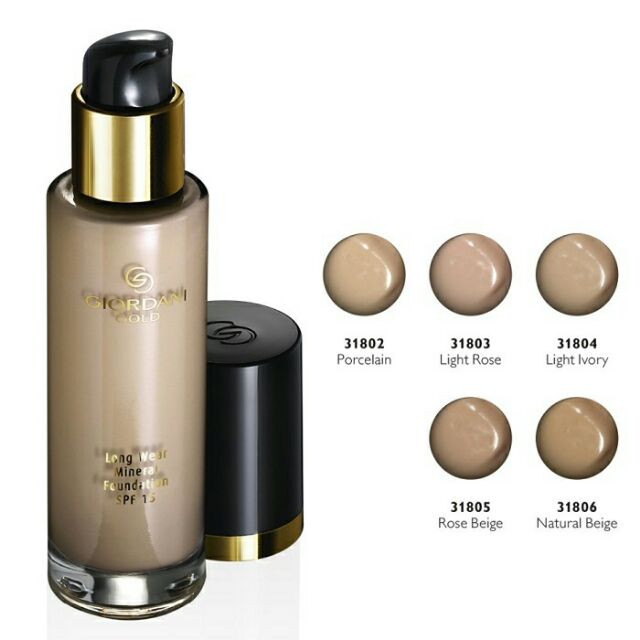 Kem nền Giordani Gold Long Wear Mineral Foundation SPF15