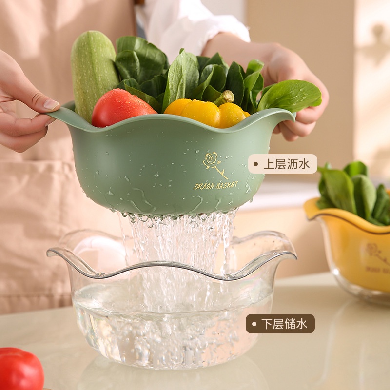 Rổ Úp Chén Bát Ráo Nước Tiện Lợi Cho Nhà Bếp