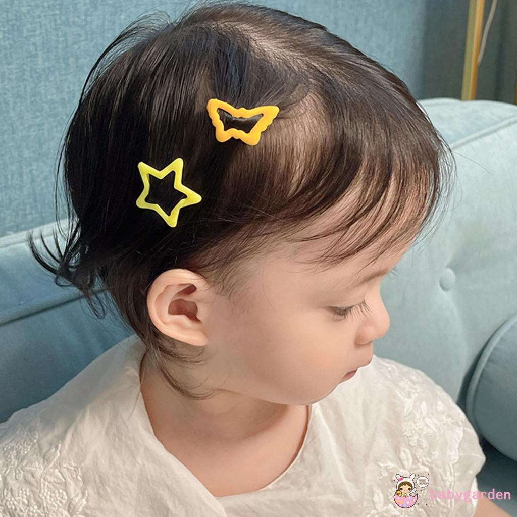 Bộ 8 Kẹp Tóc Nhiều Màu Sắc Kiểu Dáng Công Chúa Dành Cho Bé Gái