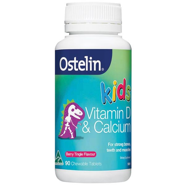 Vitamin D và Canxi Ostelin Kids cho bé từ 2-13 tuổi của Úc 50 viên