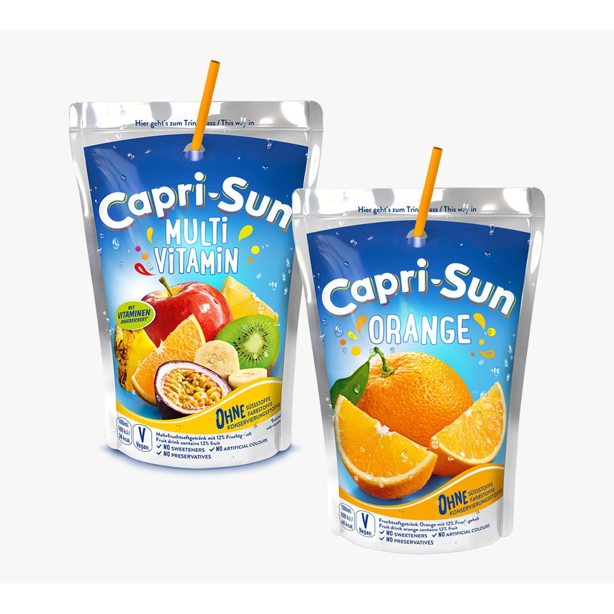 ( Bán sỉ ) Lốc 10 gói Nước trái cây Capri-Sun gói 200ml
