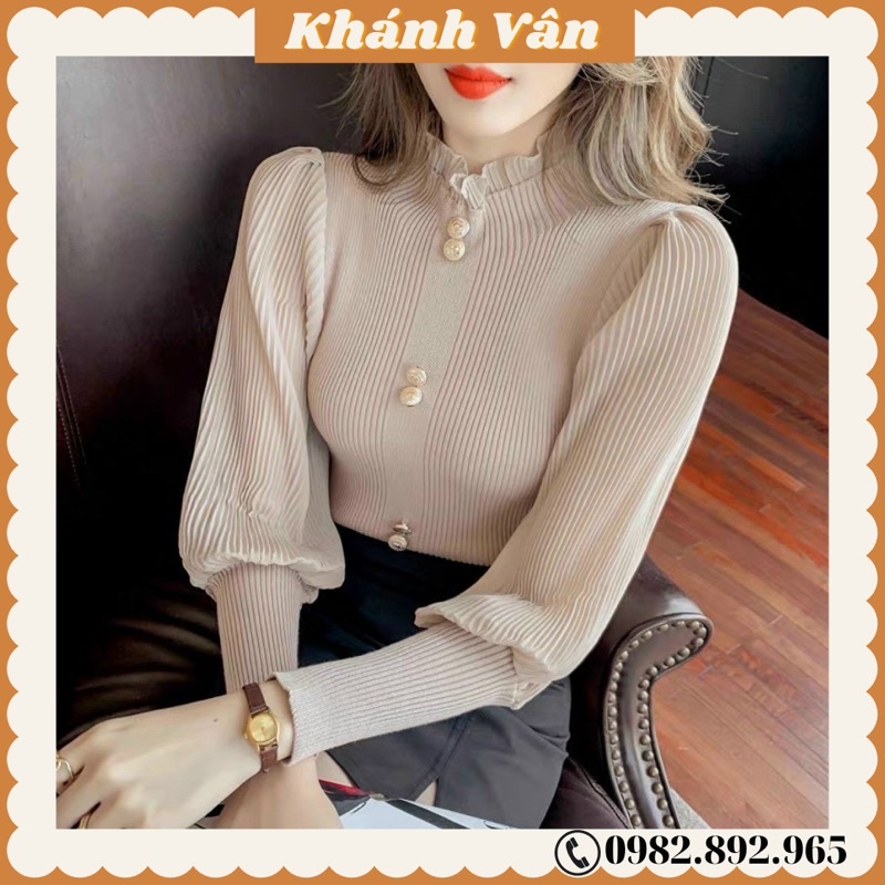 [ Giá Sỉ ] Áo len nữ, áo len cổ bèo hàng quảng châu loại 1