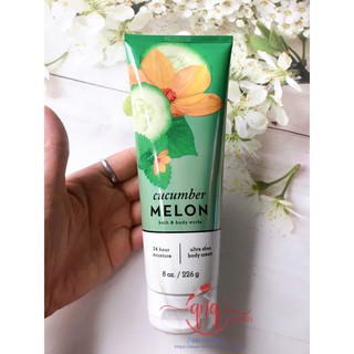 Sữa dưỡng thể cucumber melon - bath & body works - usa