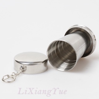 Ly Inox gấp gọn Du lịch 75ml, 140ml