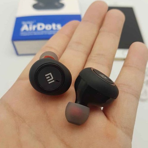 Tai Nghe Bluetooth AirDots Redmi2 Đen True Wireless Công Nghệ 5.0 Kèm Đốc Sạc ,Cảm Biến Tự Động Kết Nối