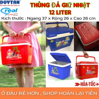 Thùng Đá Giữ Lạnh Nhựa Duy Tân 12 Lít