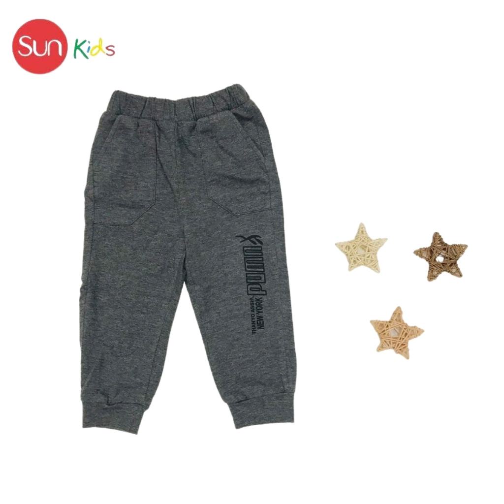 Quần dài bé trai, quần dài cotton bé trai chất mềm mát, size 1-10 - SUNKIDS