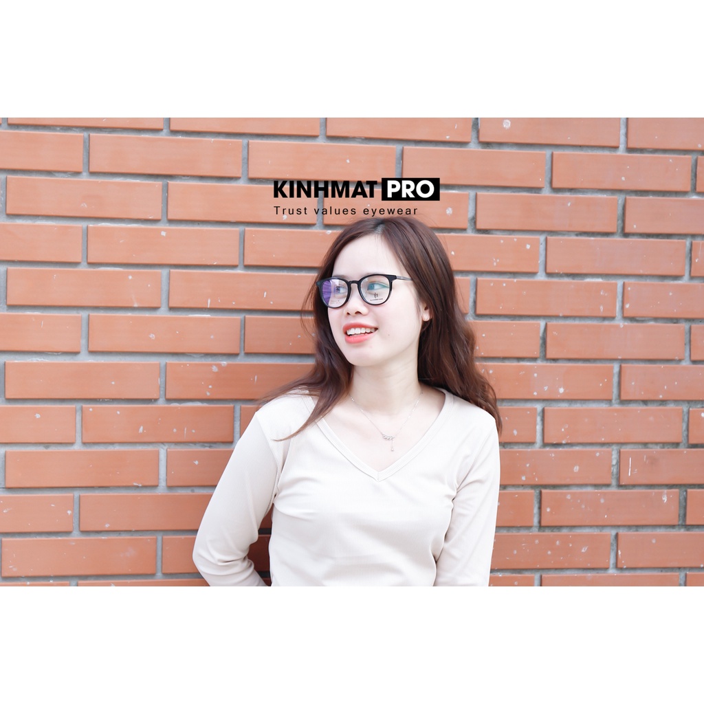 Gọng kính cận nam nữ Blessed one B3033 gọng kính Titan cao cấp Kính mắt Pro