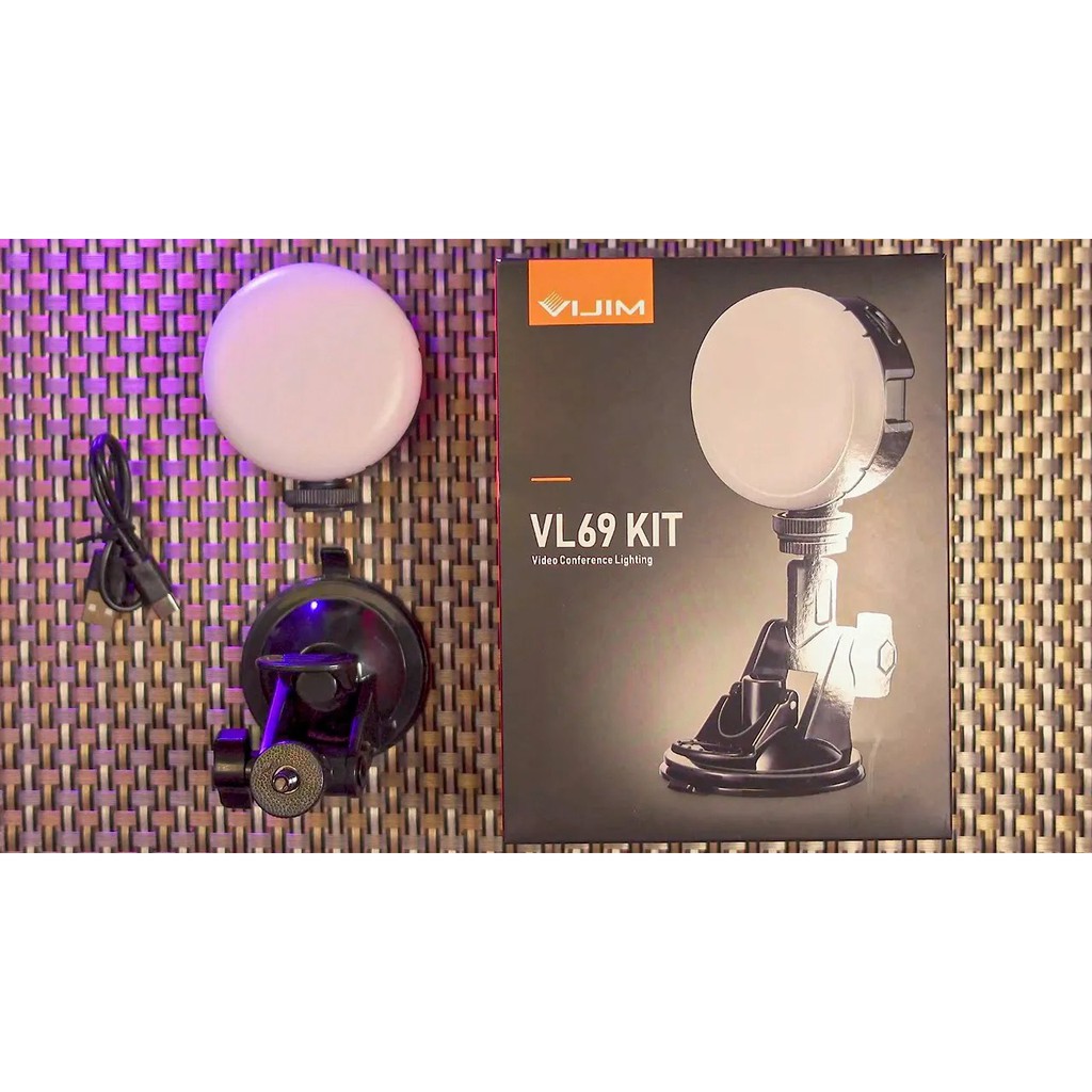 Ulanzi Vijim VL69 KIT - Đèn Led Trợ Sáng Cho Gọi Video, Livestream