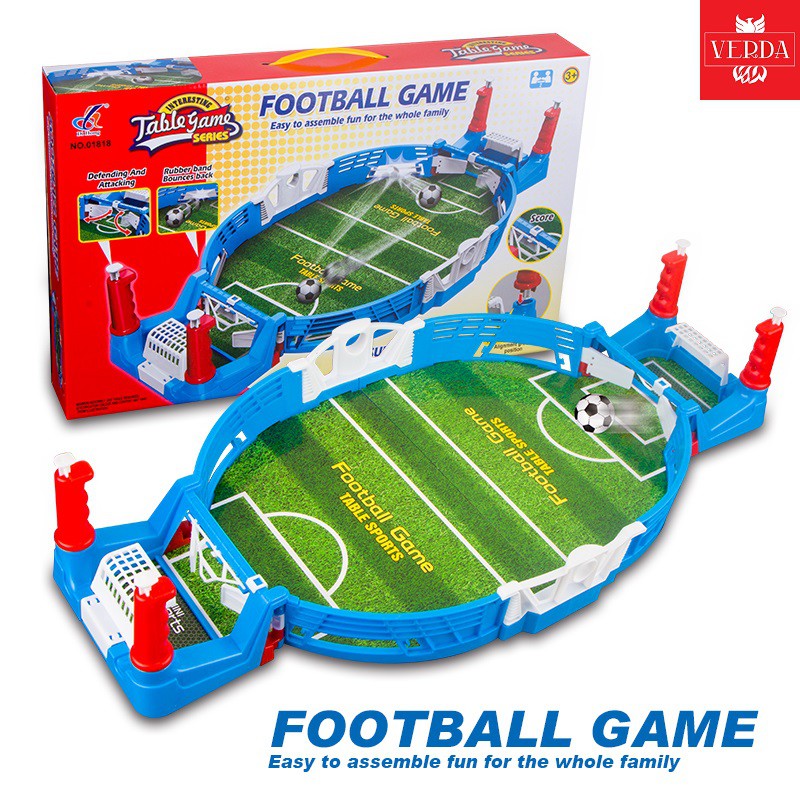 Đồ chơi bóng đá thu nhỏ banh trên bàn trẻ em gia đình bộ đối kháng 2 người table football game kid adult battle toy