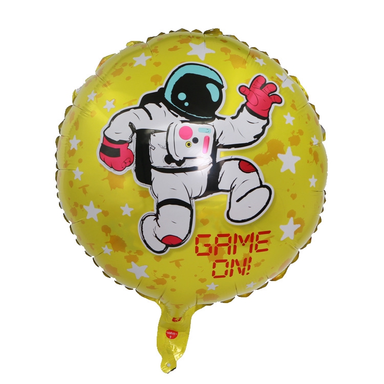 Set 5 bong bóng lá nhôm hình phi hành gia dùng trang trí tiệc sinh nhật cho bé