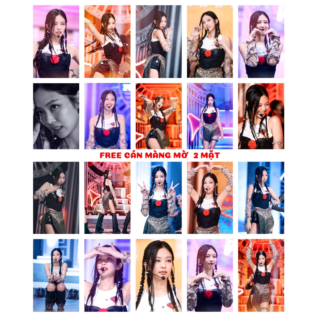 Lomo card 80 ảnh nhóm BLACKPINK -  Pink Venom Inkigayo lẻ từng thành viên